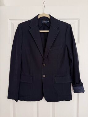 Polo by Ralph Lauren navy cotton blazer (10)